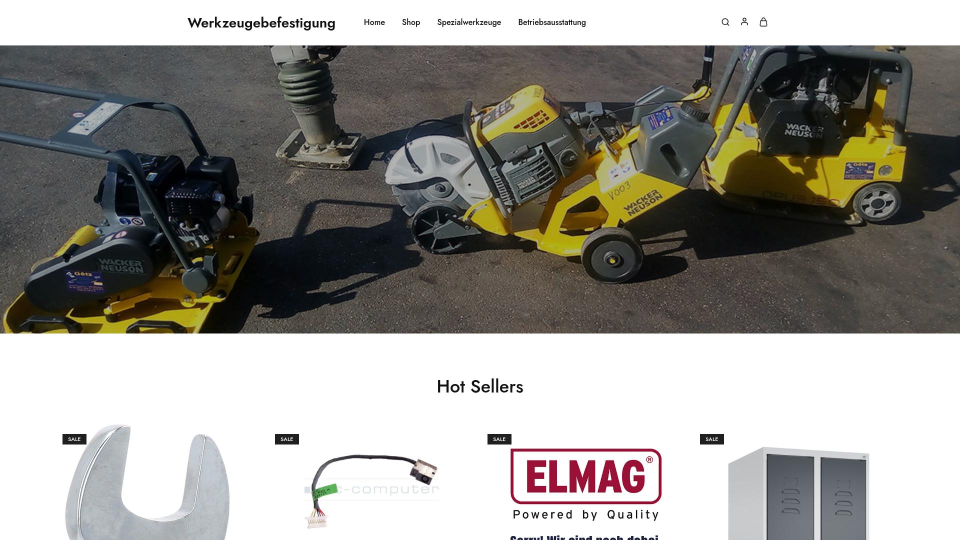 Screenshot werkzeugebefestigung.com