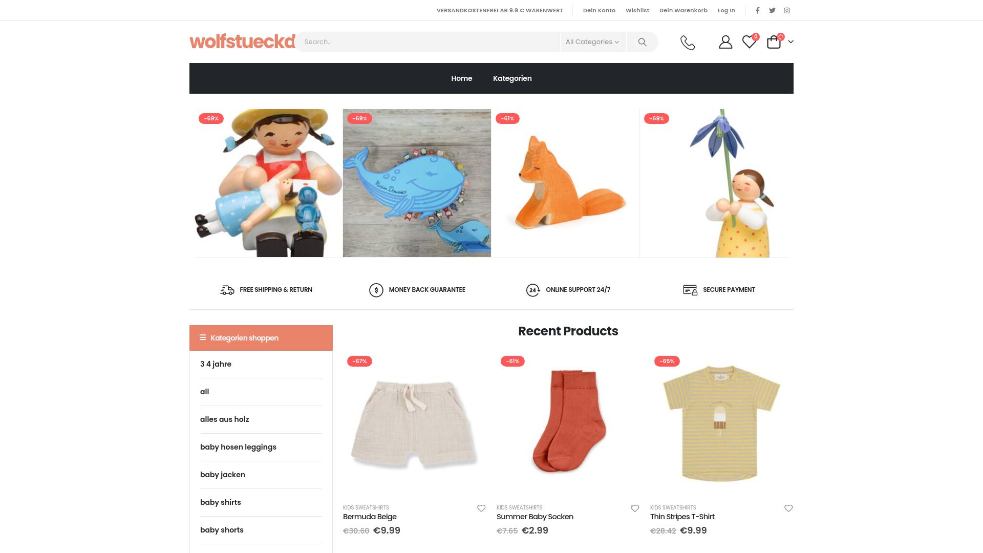 Screenshot wolfstueckde.shop