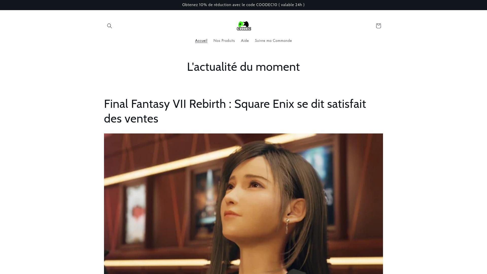 Screenshot coodec.com