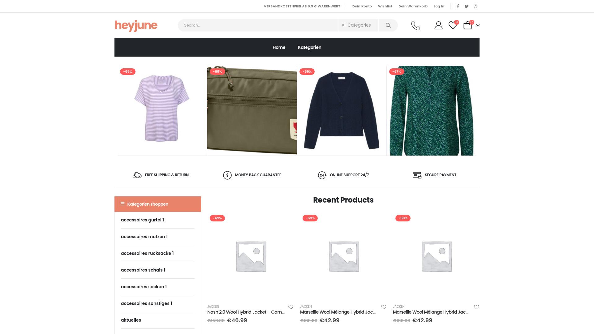 Screenshot heyjune.shop