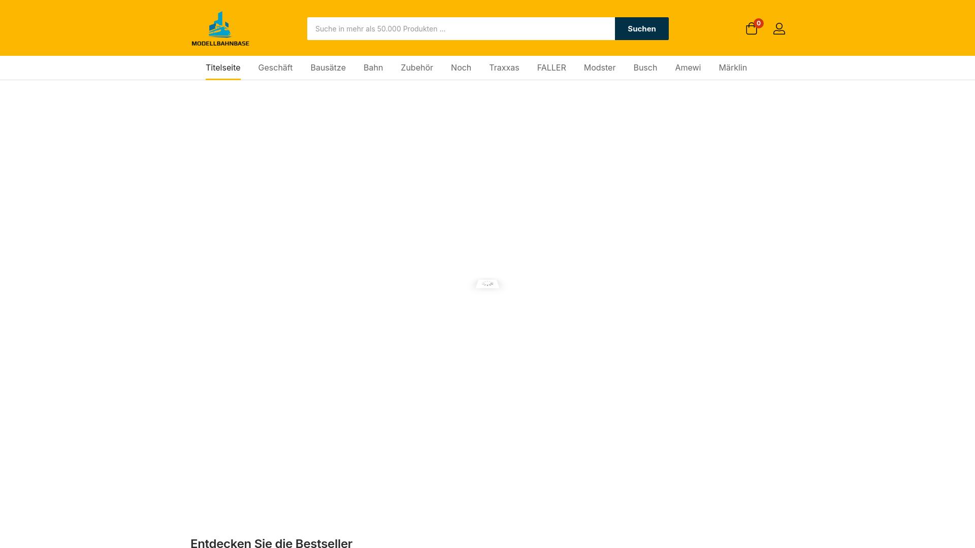 Screenshot modellbahnbase.com