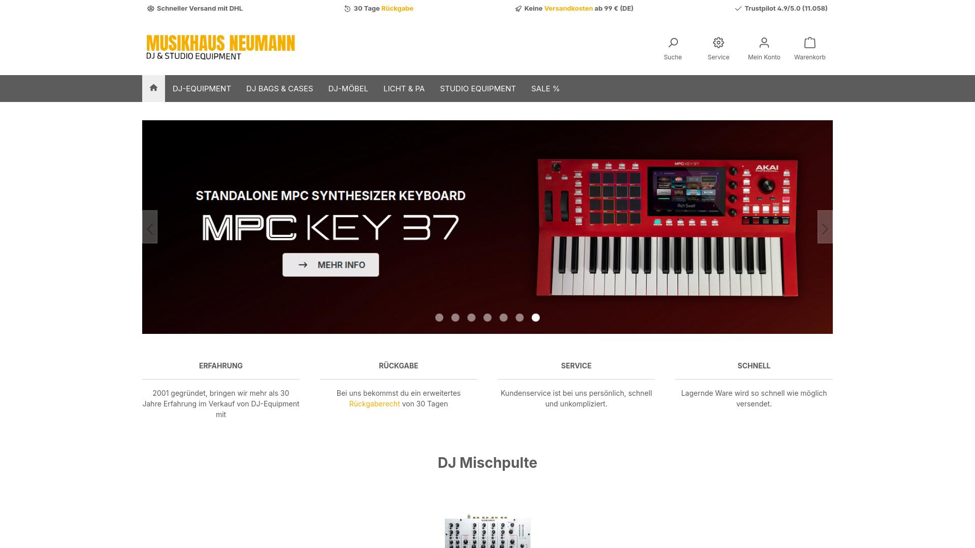 Screenshot musikhaus-neumann.de