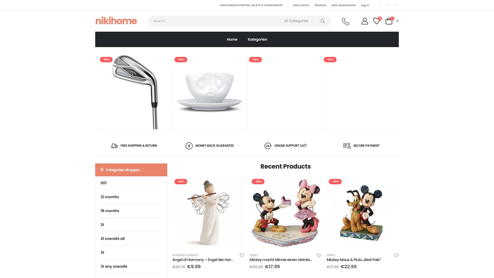 Screenshot nikihome.shop