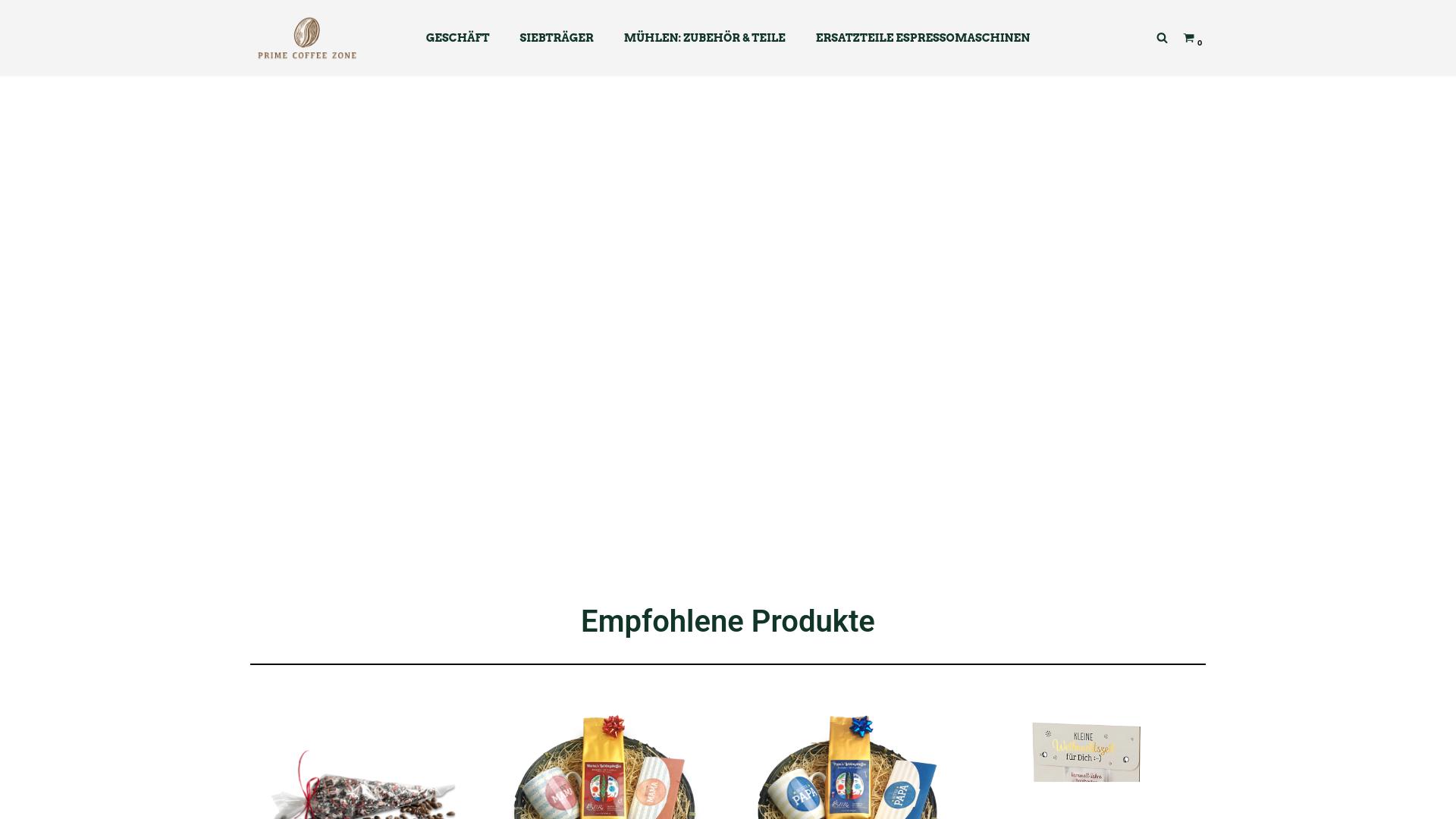 Screenshot primecoffeezone.com