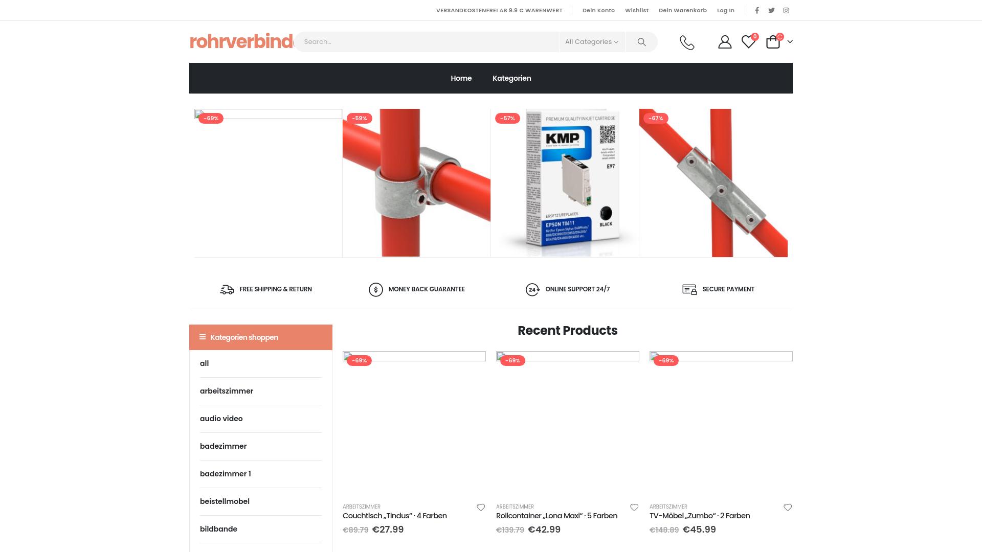 Screenshot rohrverbinder24.shop