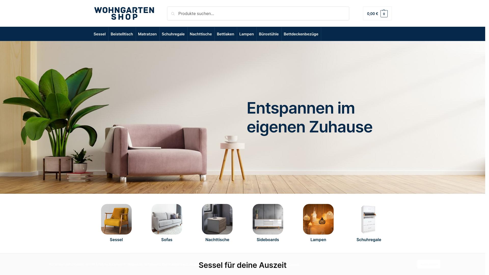 Screenshot wohngartenshop.de