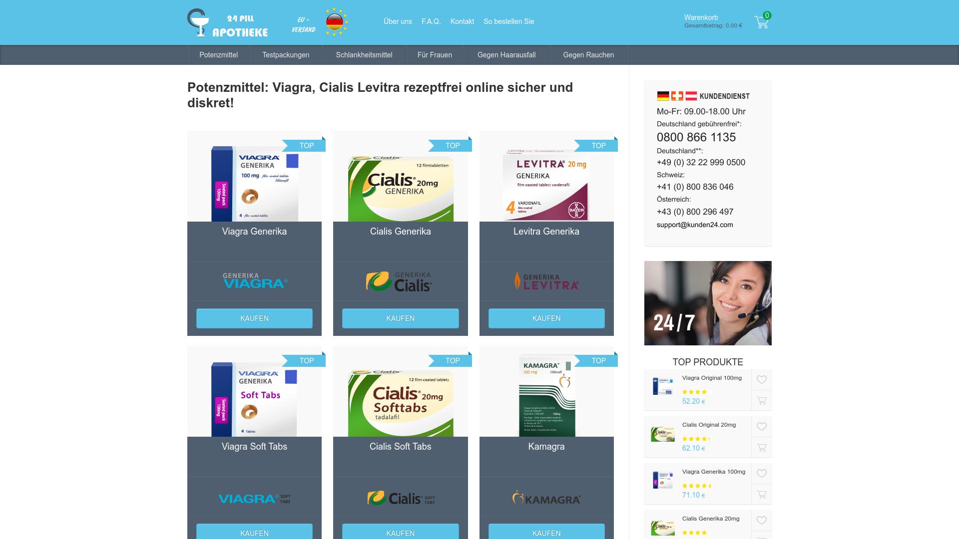 Screenshot 24pill.de