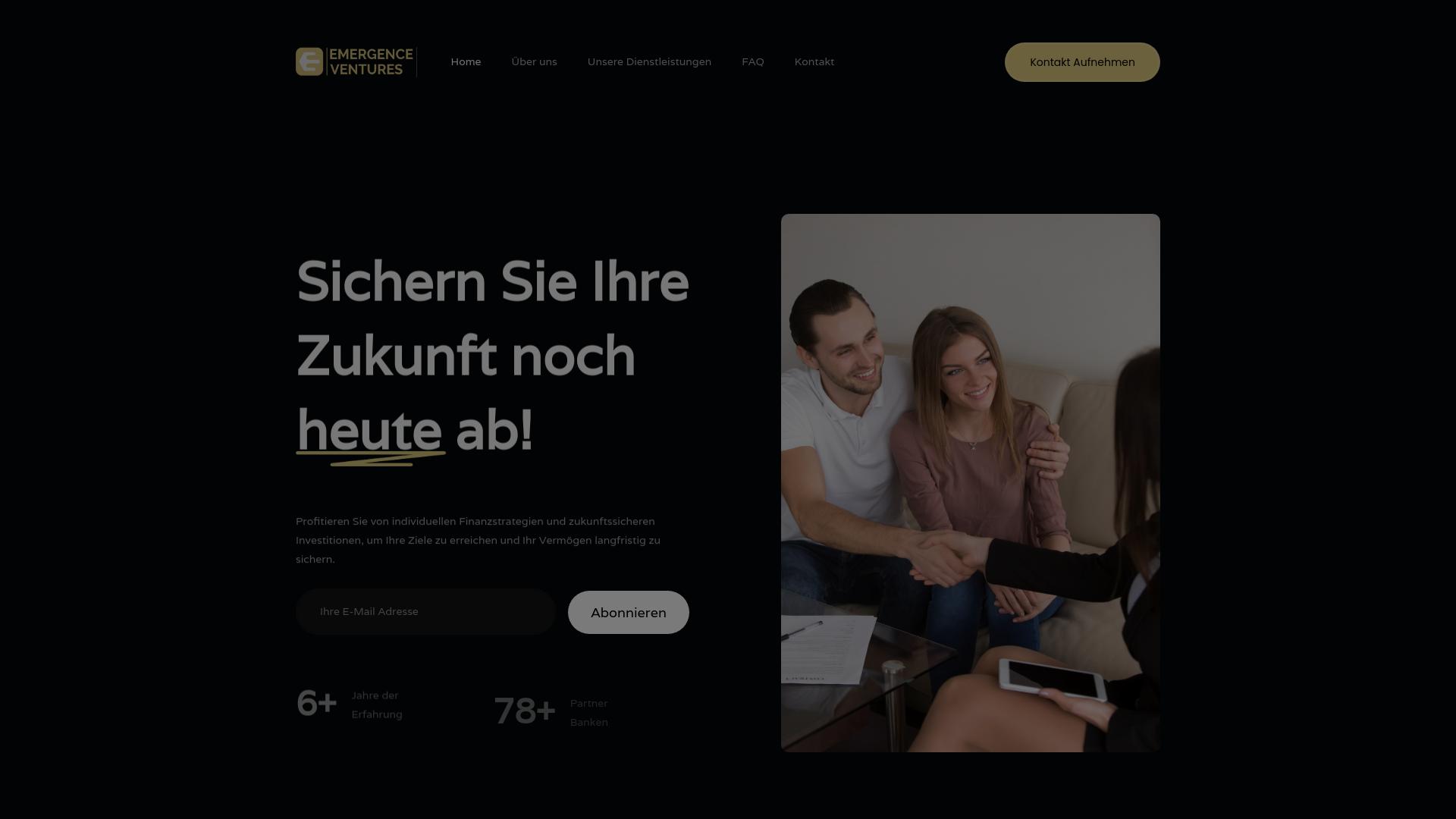 Screenshot emergenceventuresgp.com