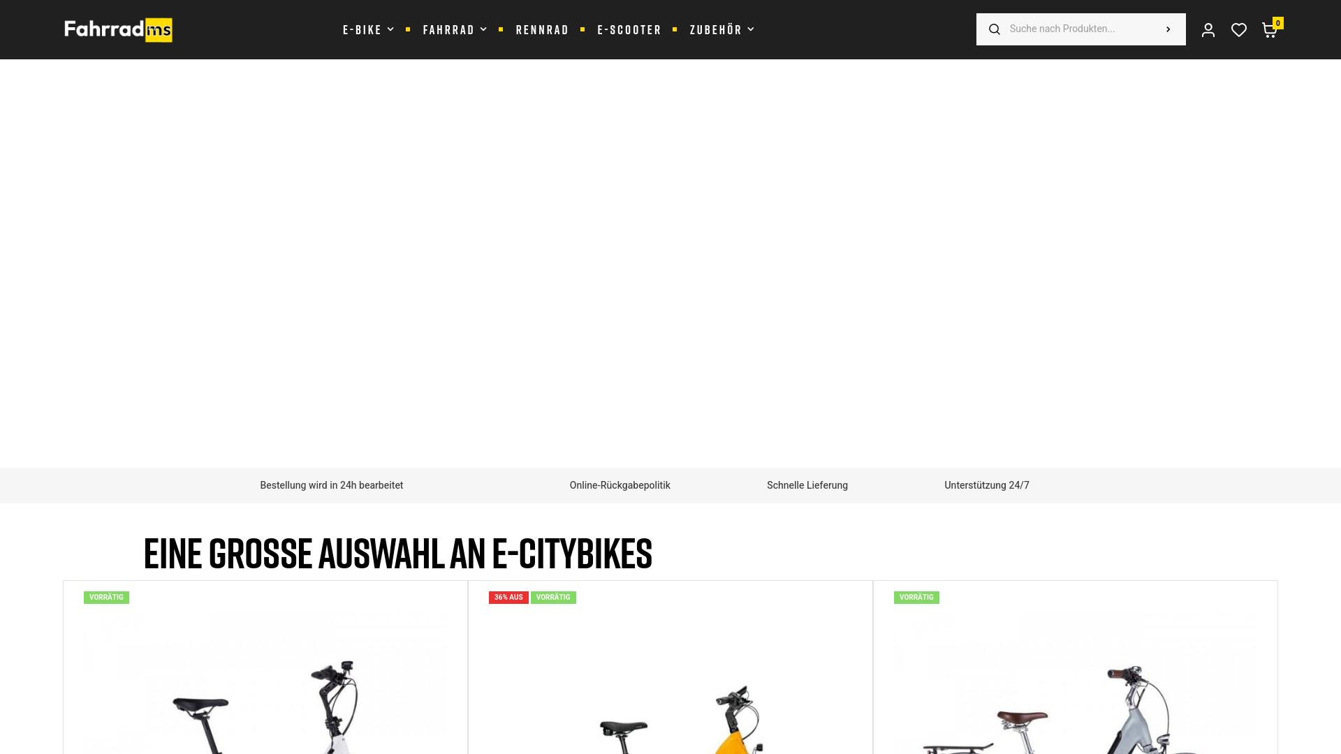 Screenshot fahrradsm.com