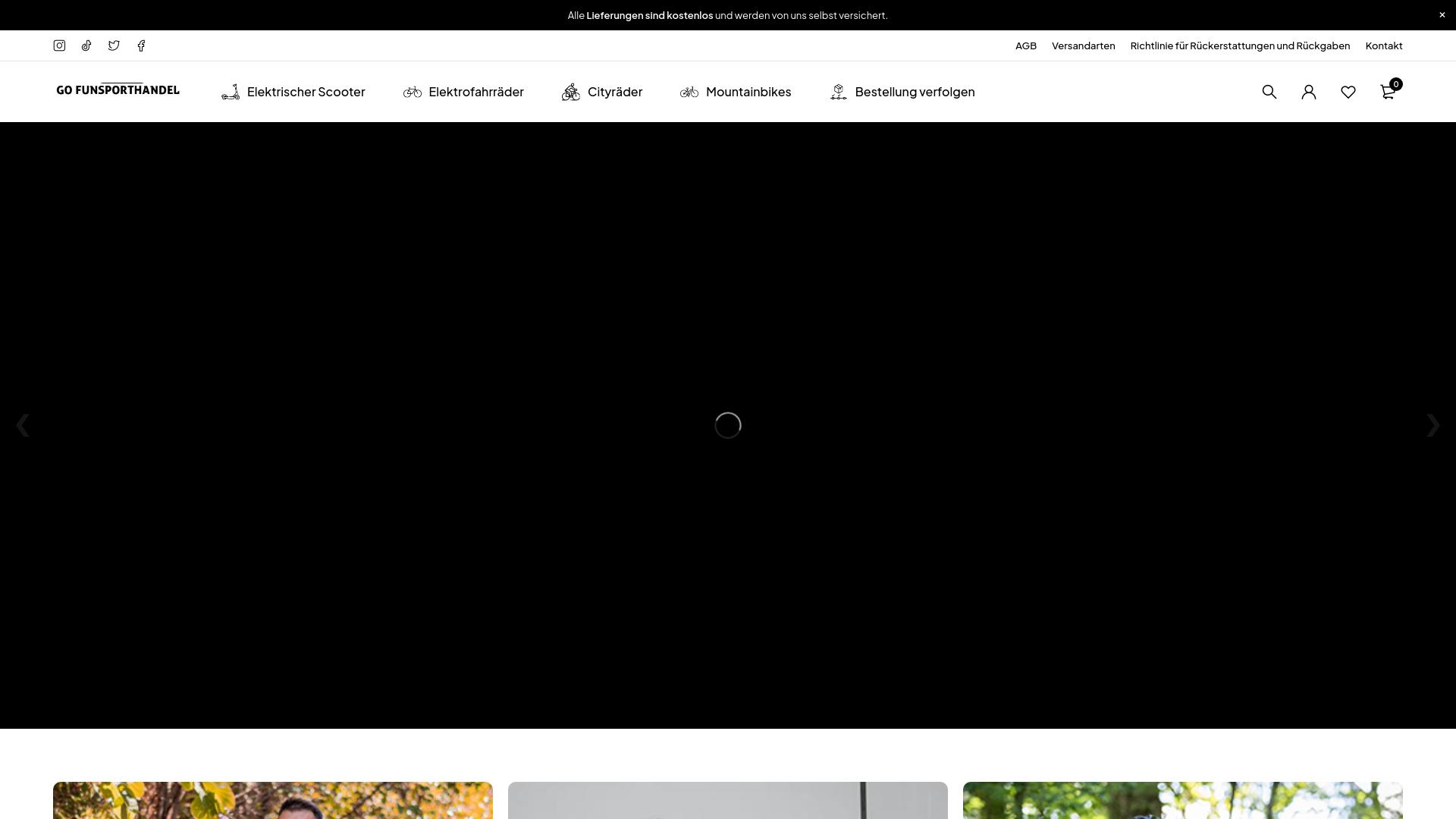 Screenshot funsporthandel.com