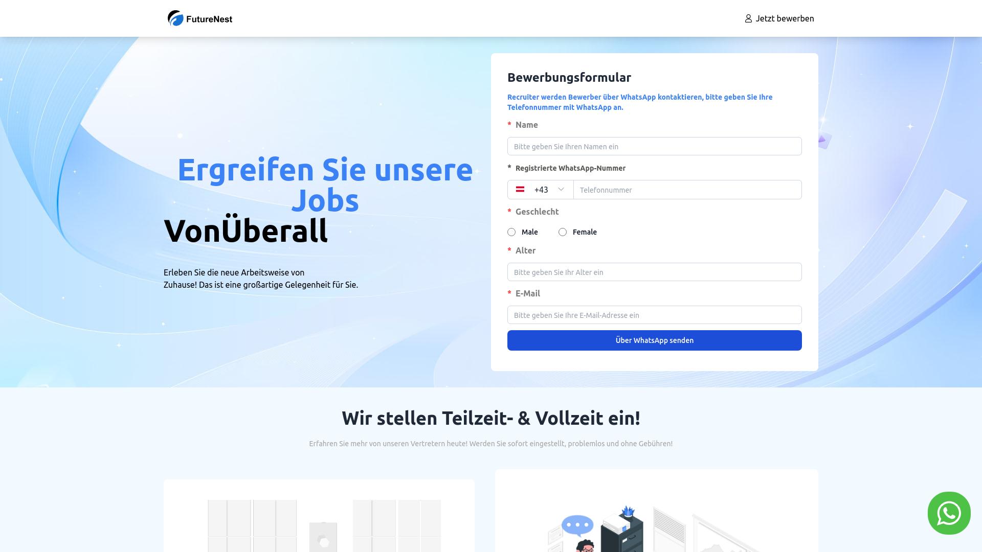 Screenshot future-nest-at.com