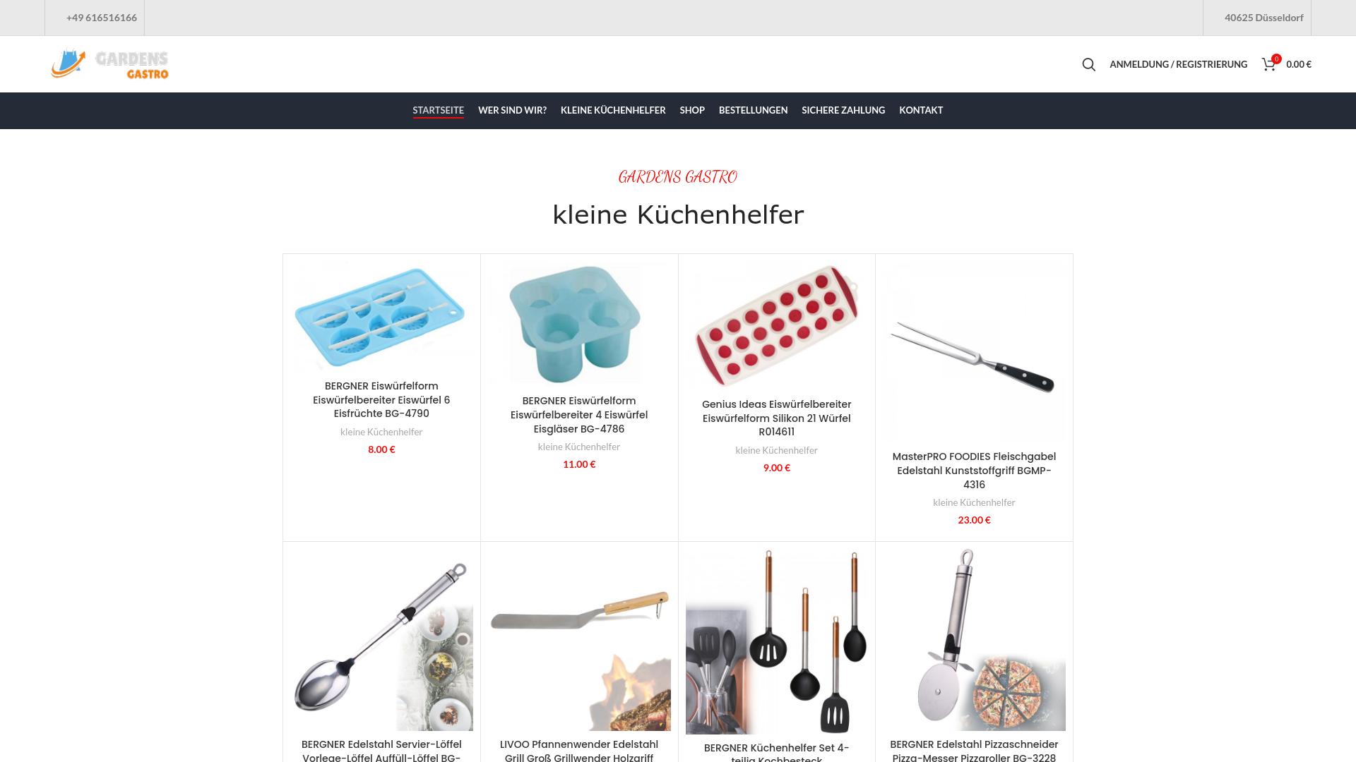 Screenshot gardensgastro.com
