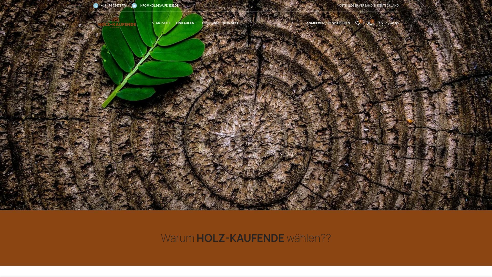 Screenshot holz-kaufende.de