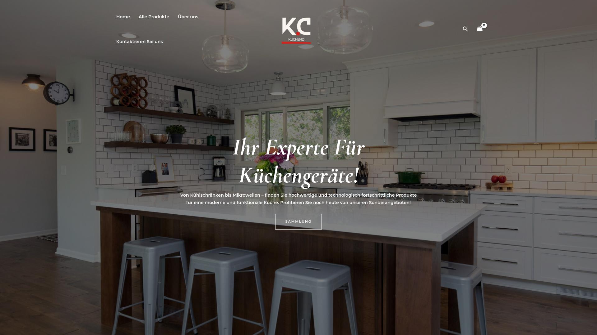 Screenshot kuchend.shop