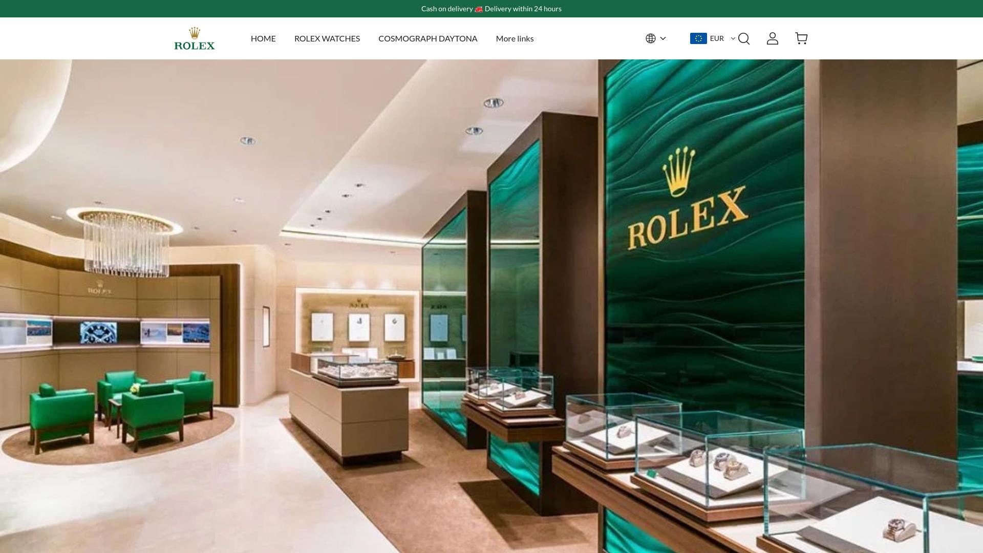 Screenshot luxurywatchoutlet.shop