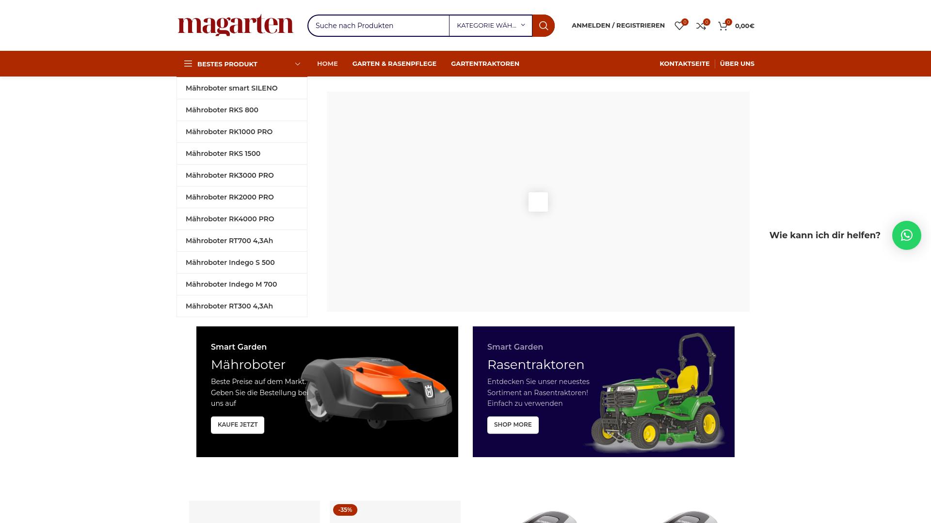 Screenshot magartens.com