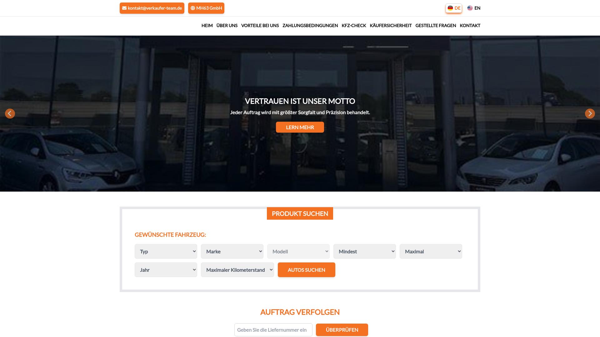 Screenshot mh63trans.de