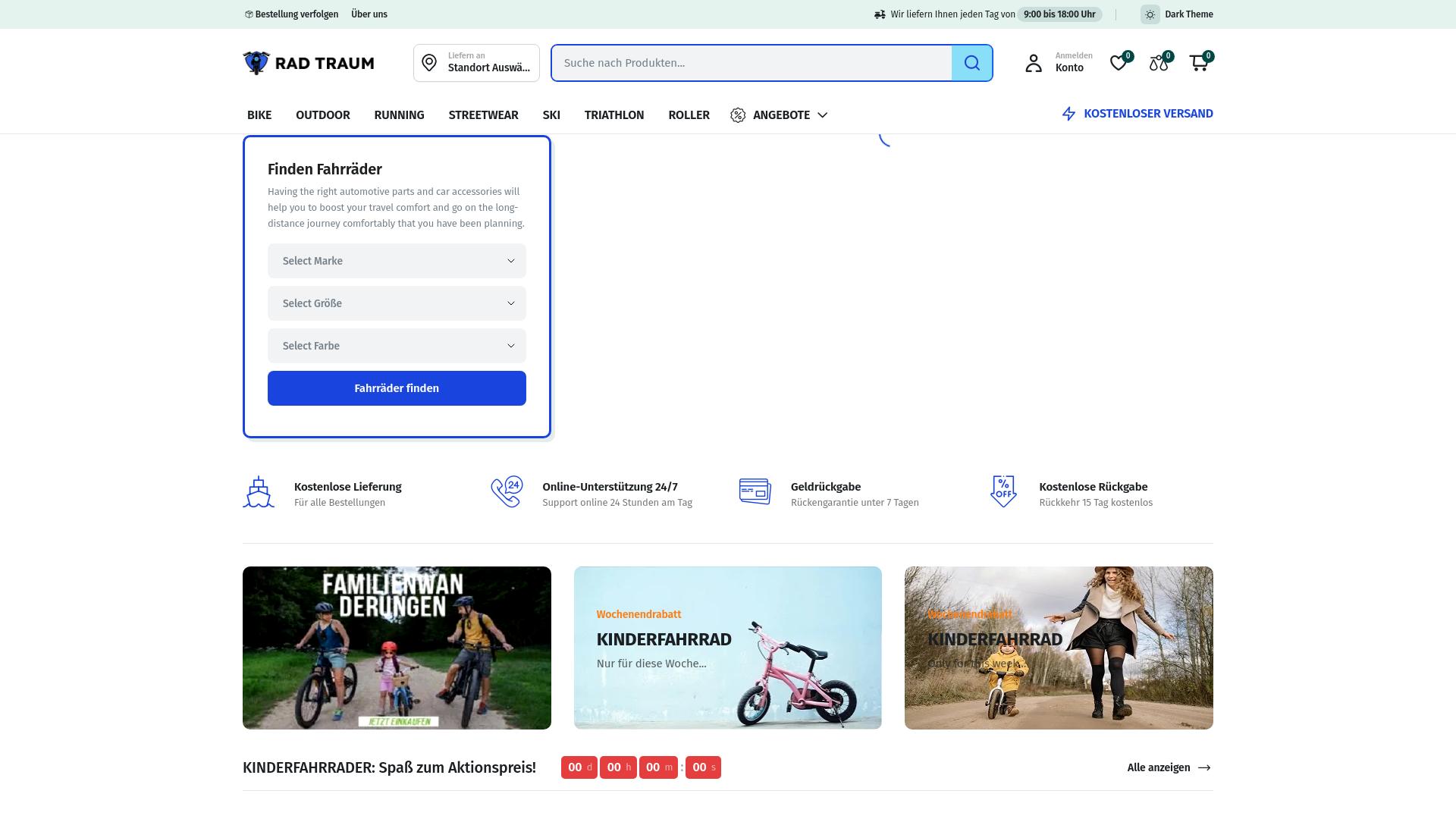 Screenshot radtraum.com