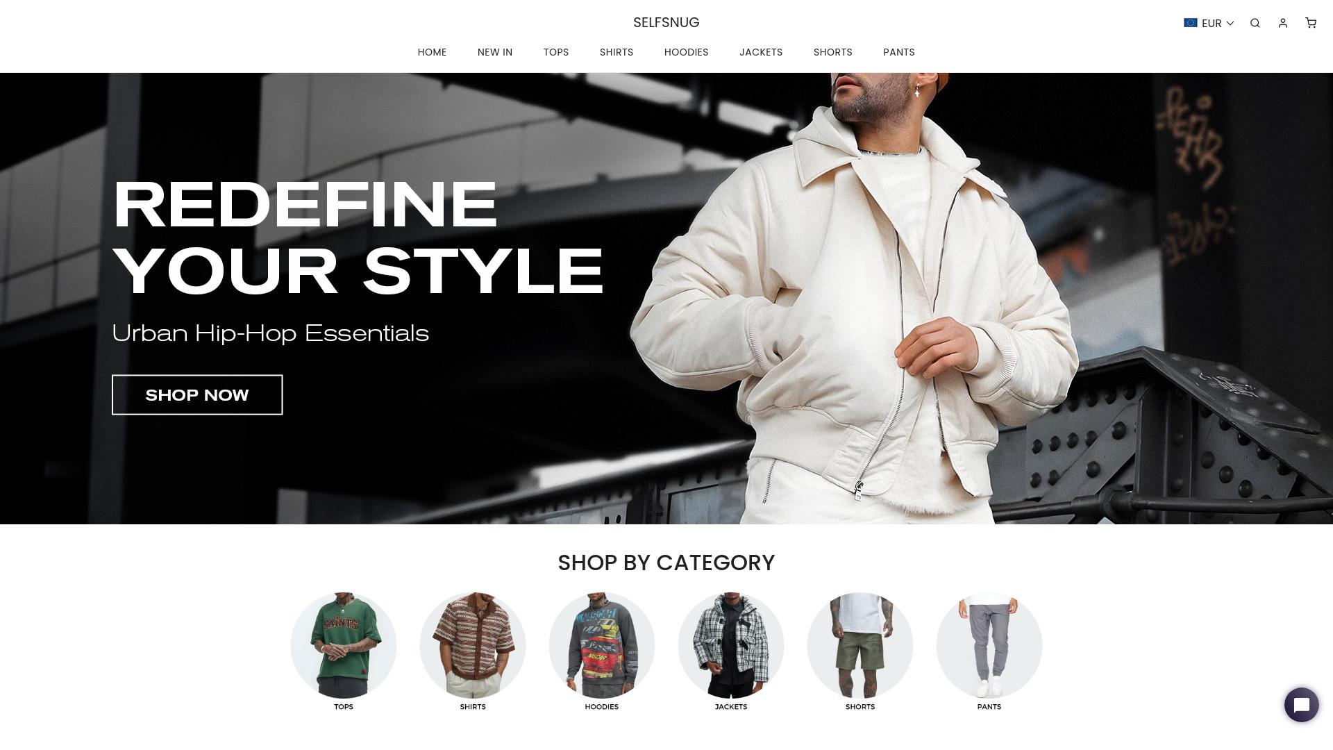 Screenshot selfsnug.com