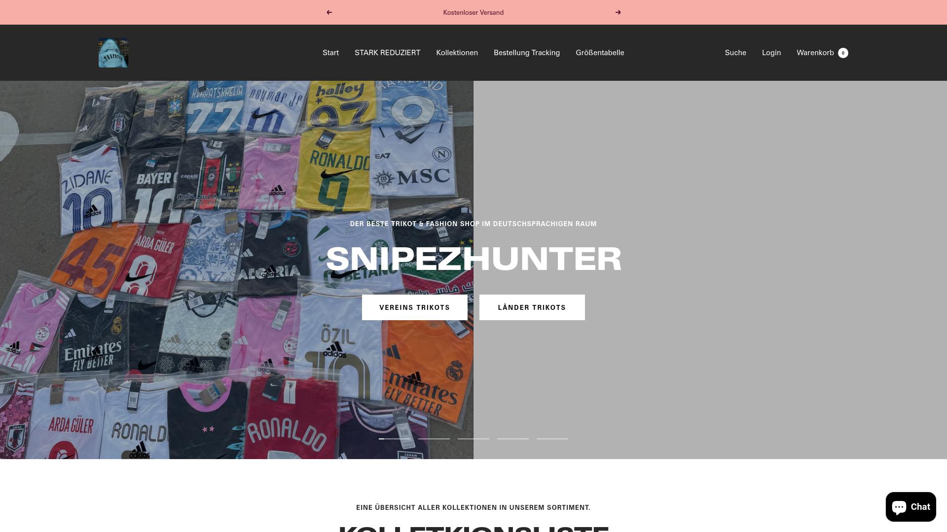 Screenshot snipezhunter.de