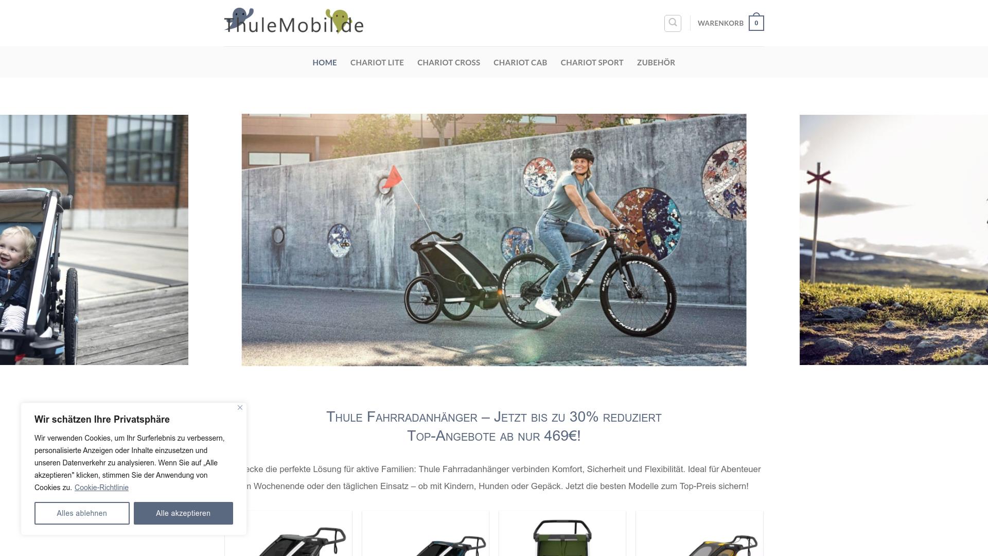 Screenshot thulemobil.de