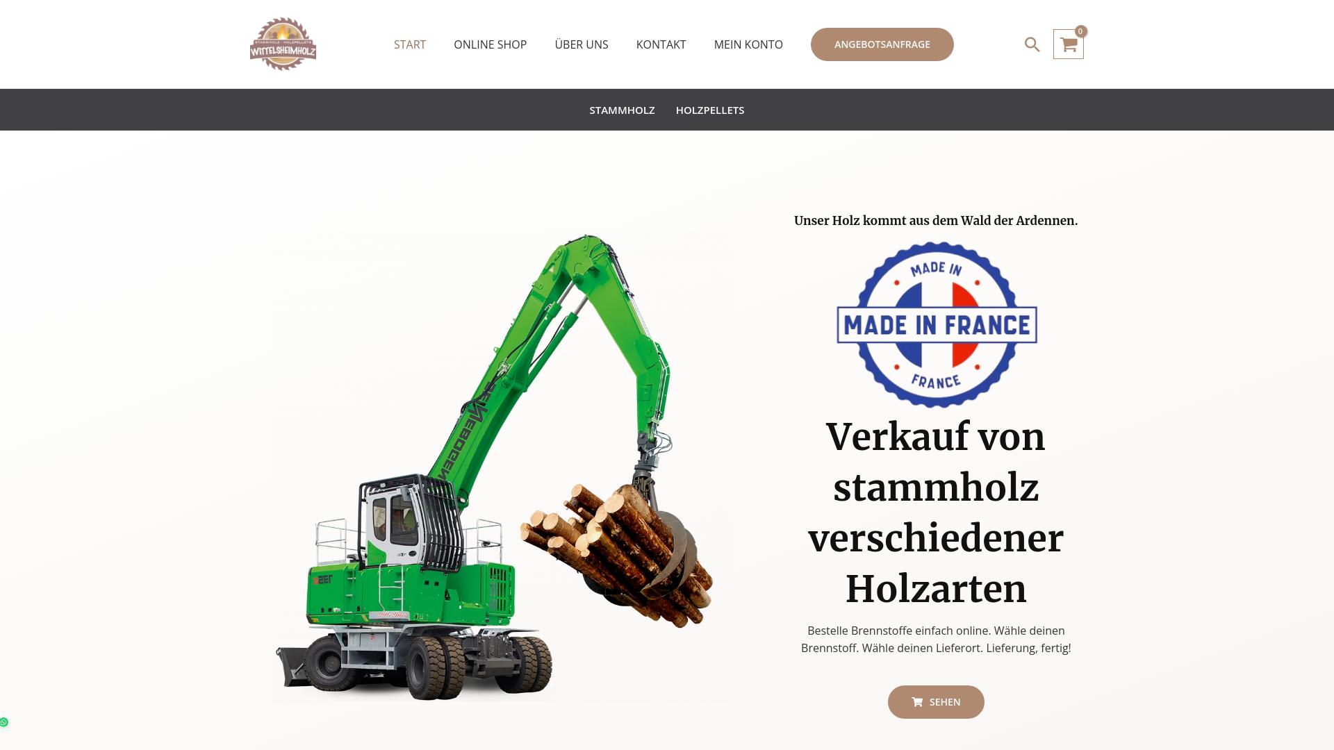 Screenshot wittelsheimholz.com
