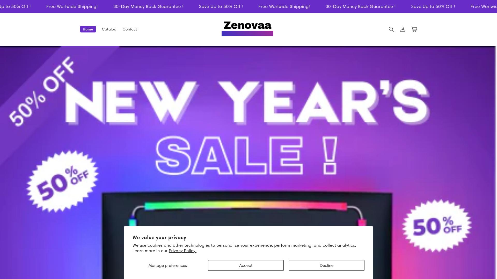 Screenshot zenovaa.store