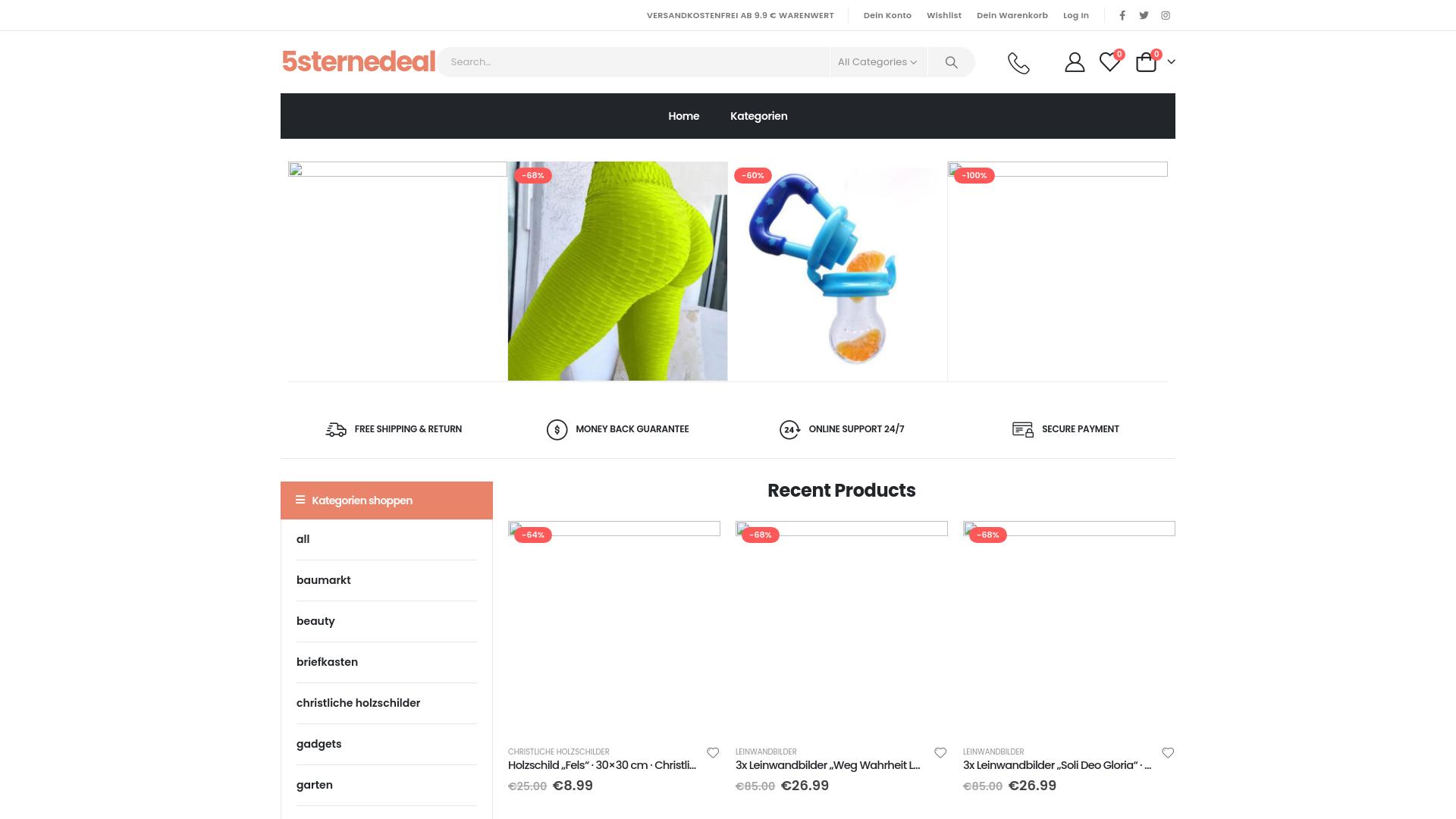Screenshot 5sternedeals.shop