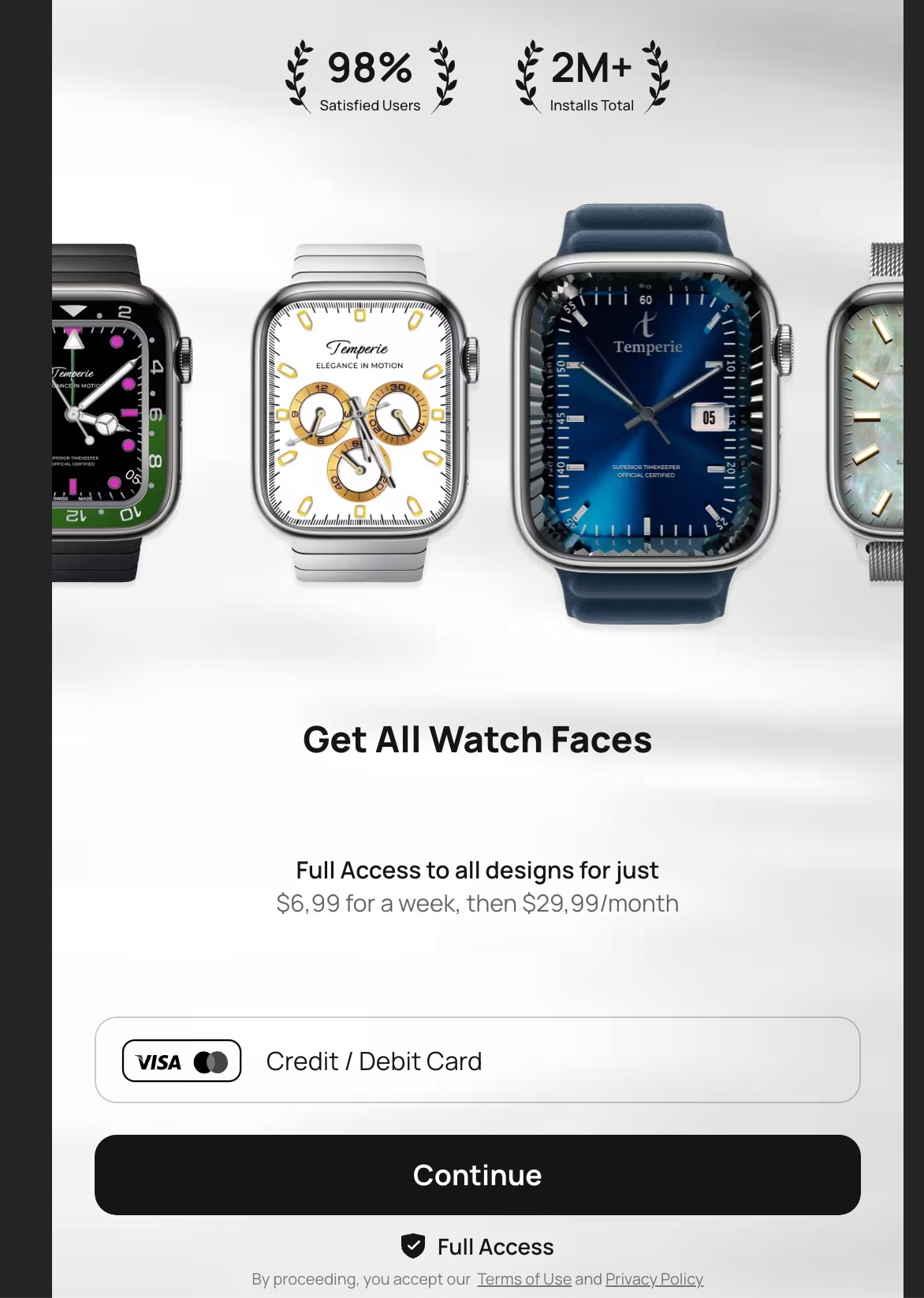 Screenshot watchfaceshub.com