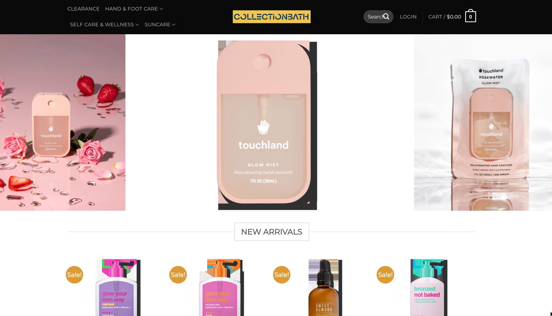 Screenshot collectionbath.com