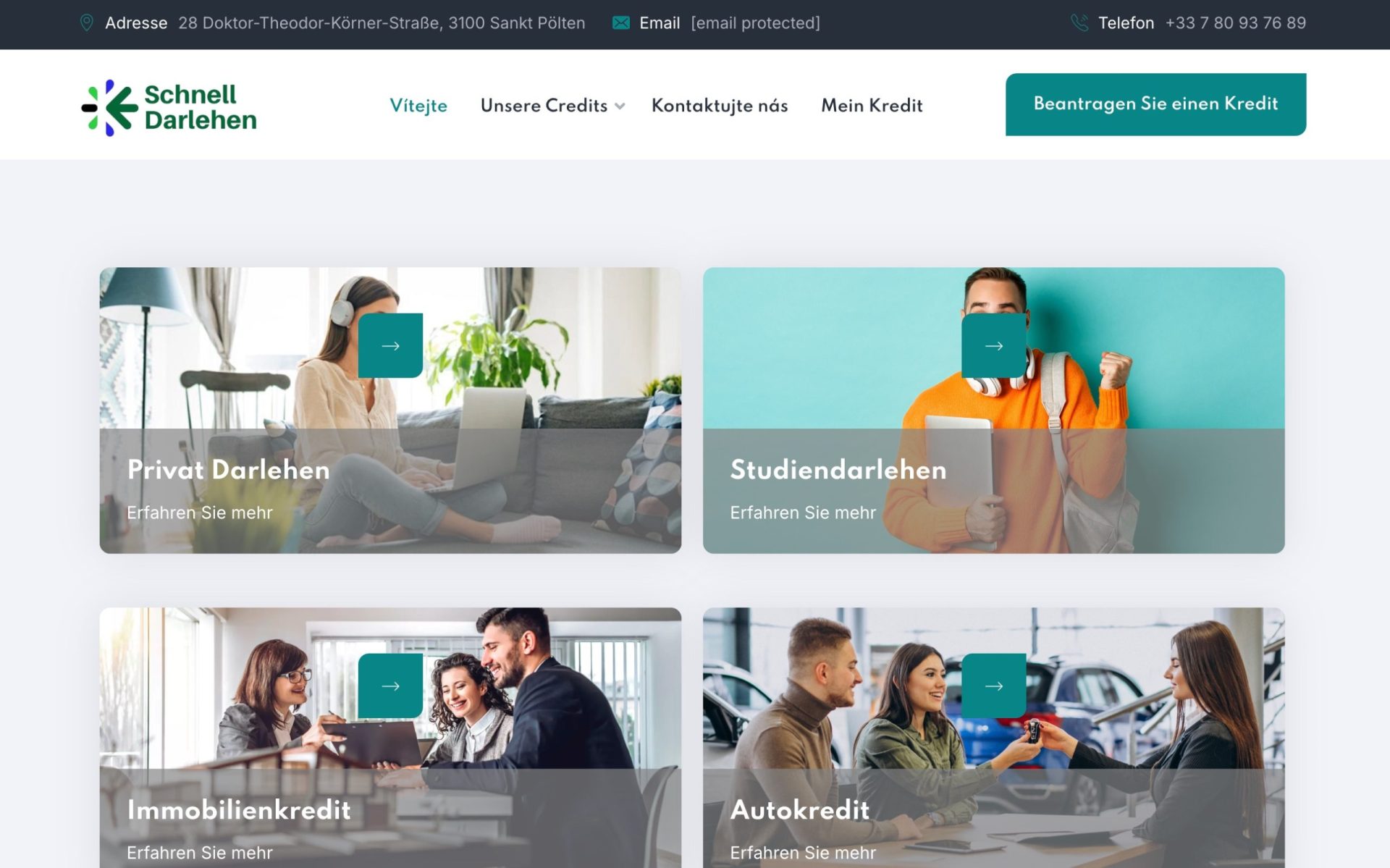 Screenshot schnelldarlehen.com