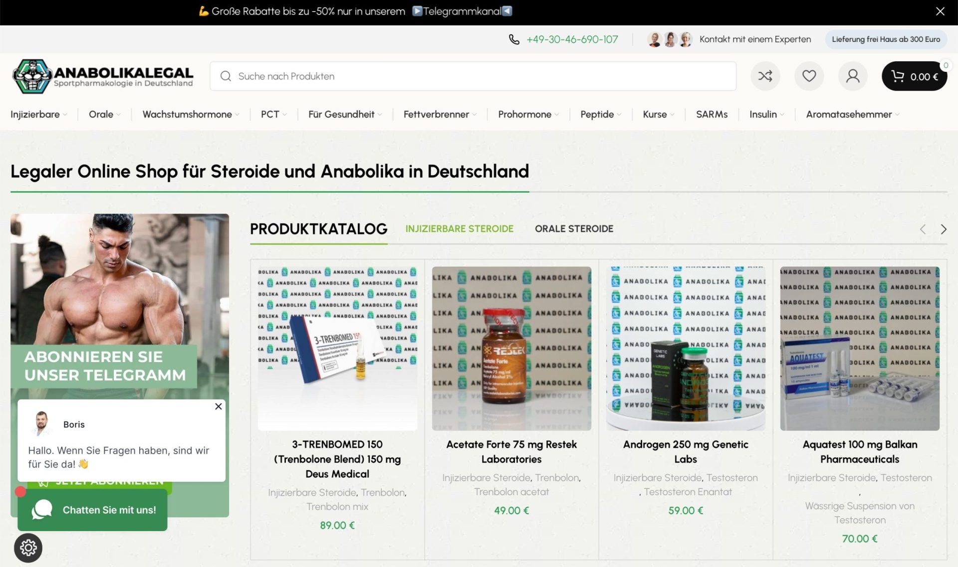 Screenshot anabolikalegale.com