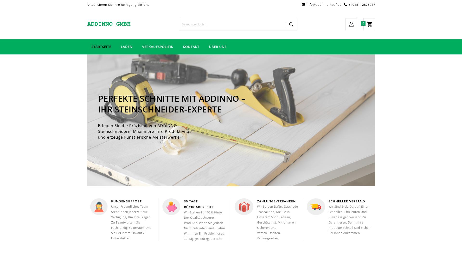 Screenshot addinno-kauf.de