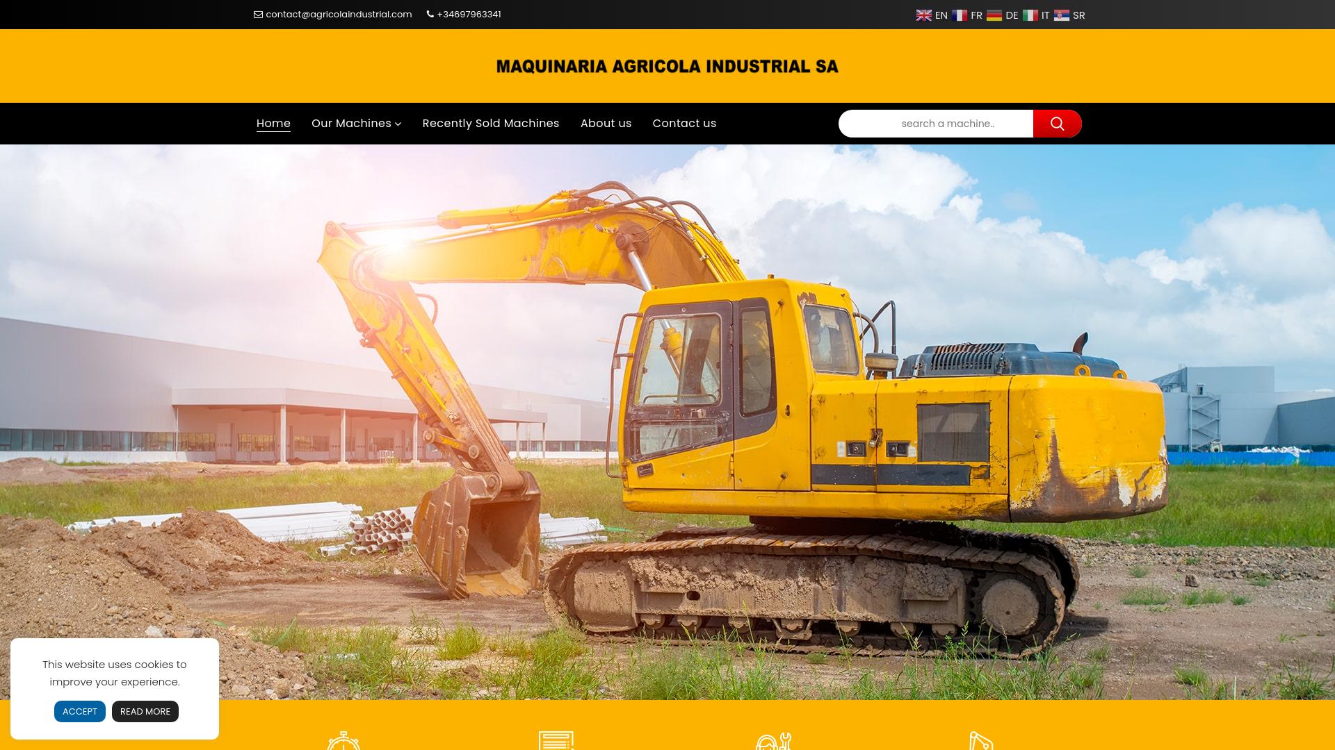 Screenshot agricolaindustrial.com