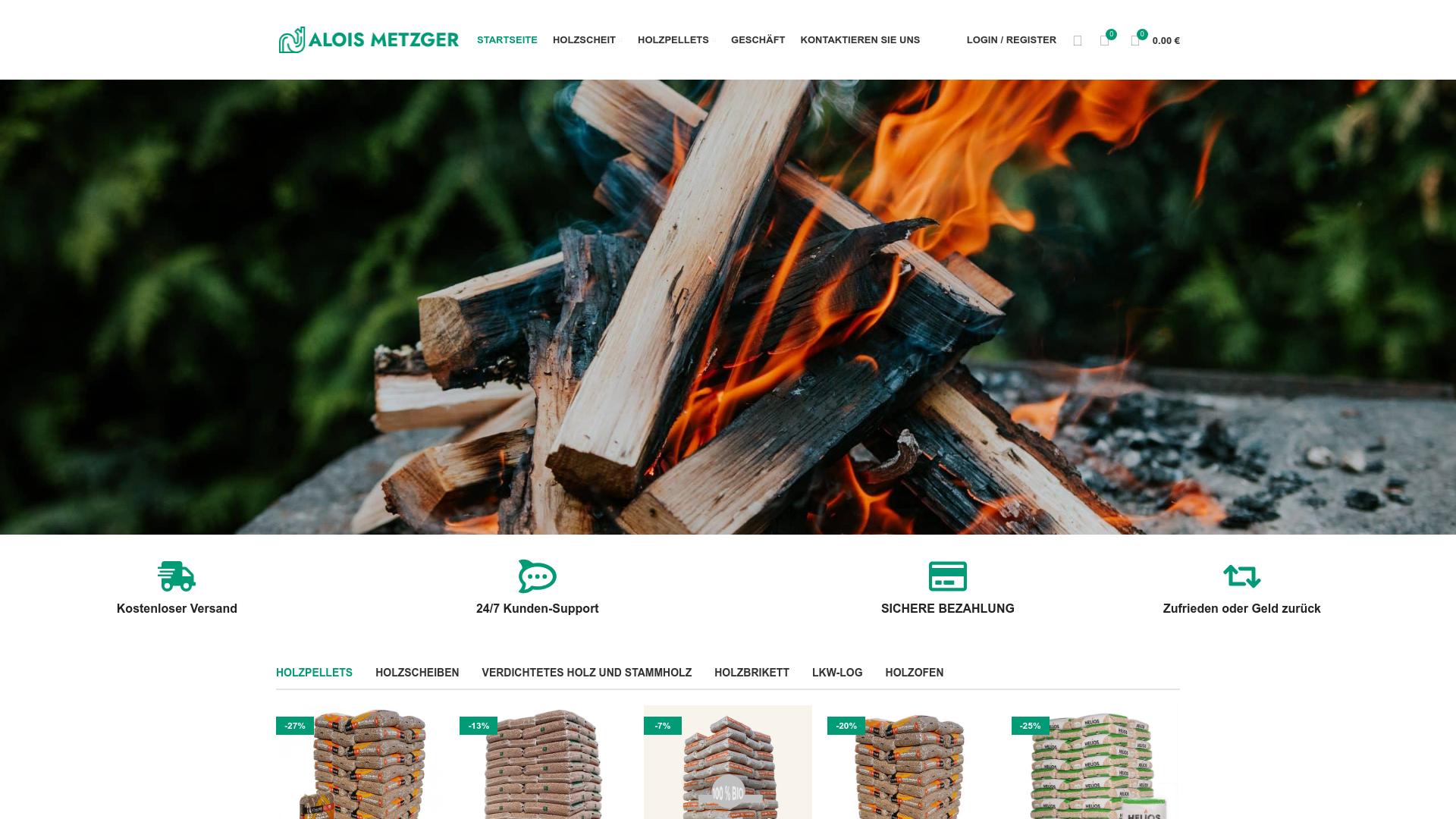 Screenshot alois-metzger.com