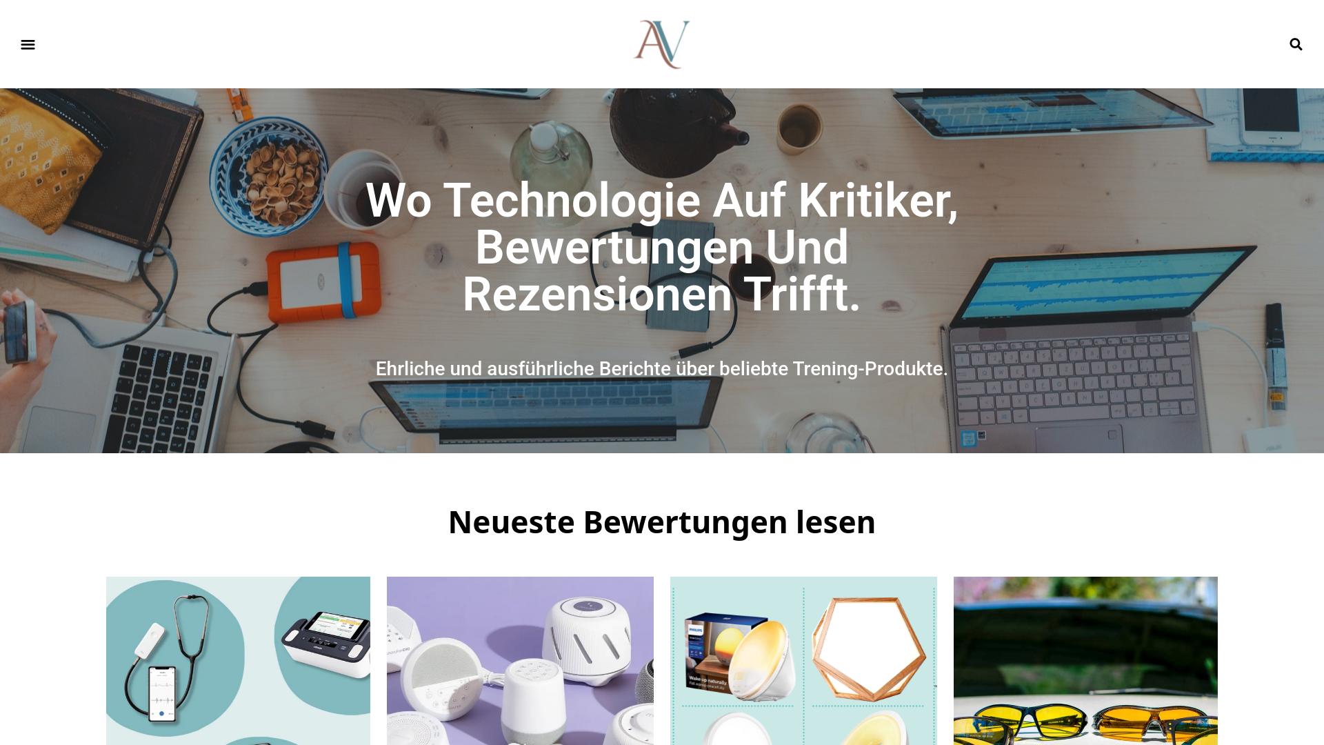 Screenshot artikel-vergleichen.de