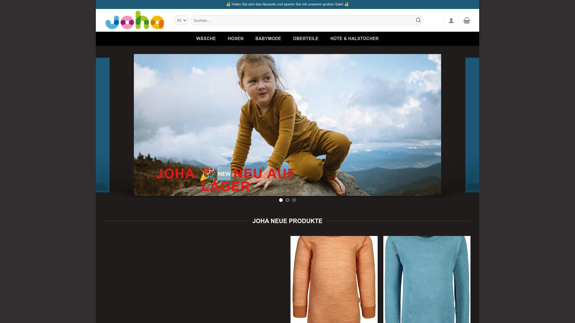 Screenshot babymodeneu.com