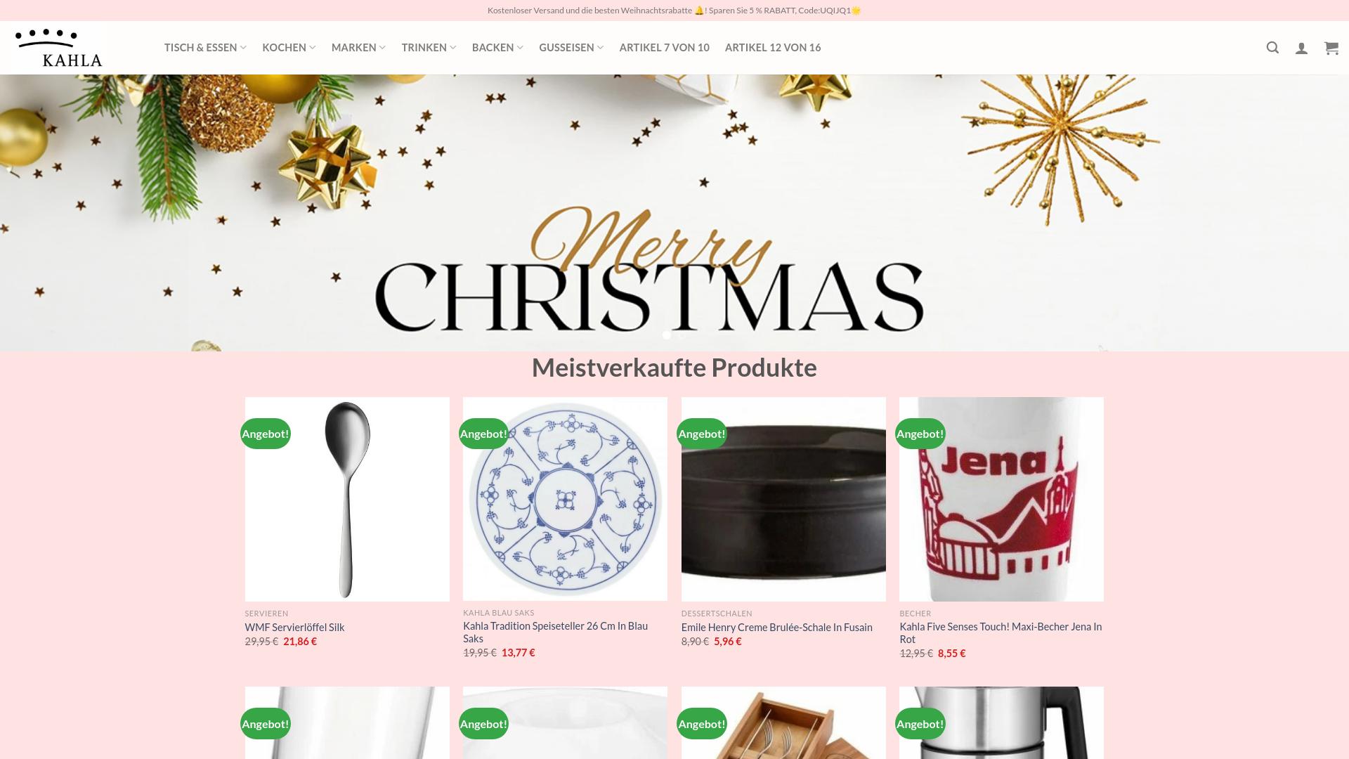 Screenshot backformen-shop.com