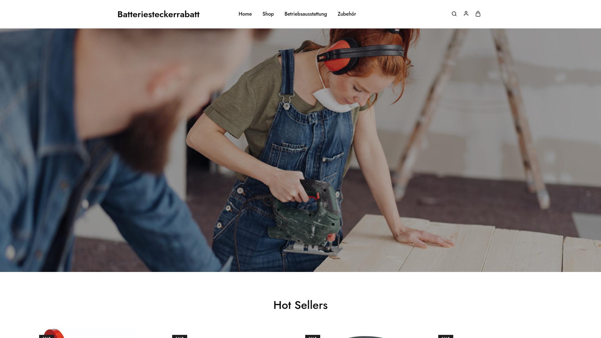 Screenshot batteriesteckerrabatt.com