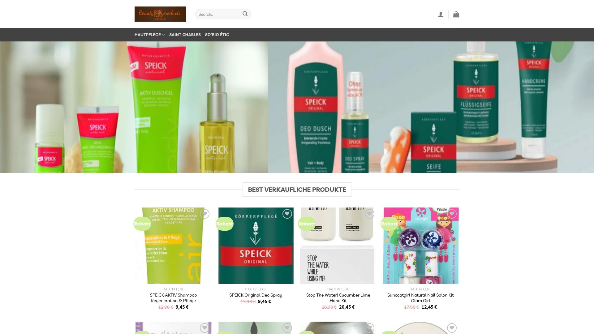 Screenshot bionaturkosmetik.com