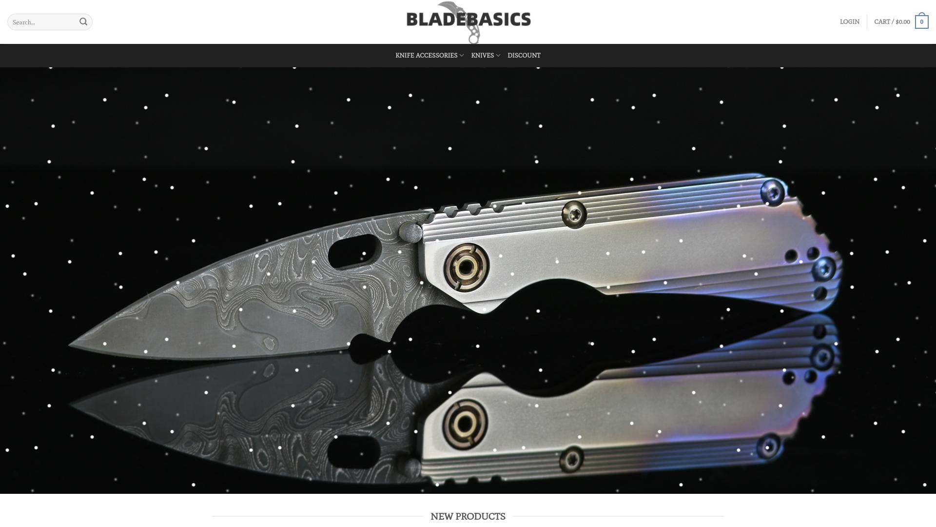 Screenshot bladebasics.com