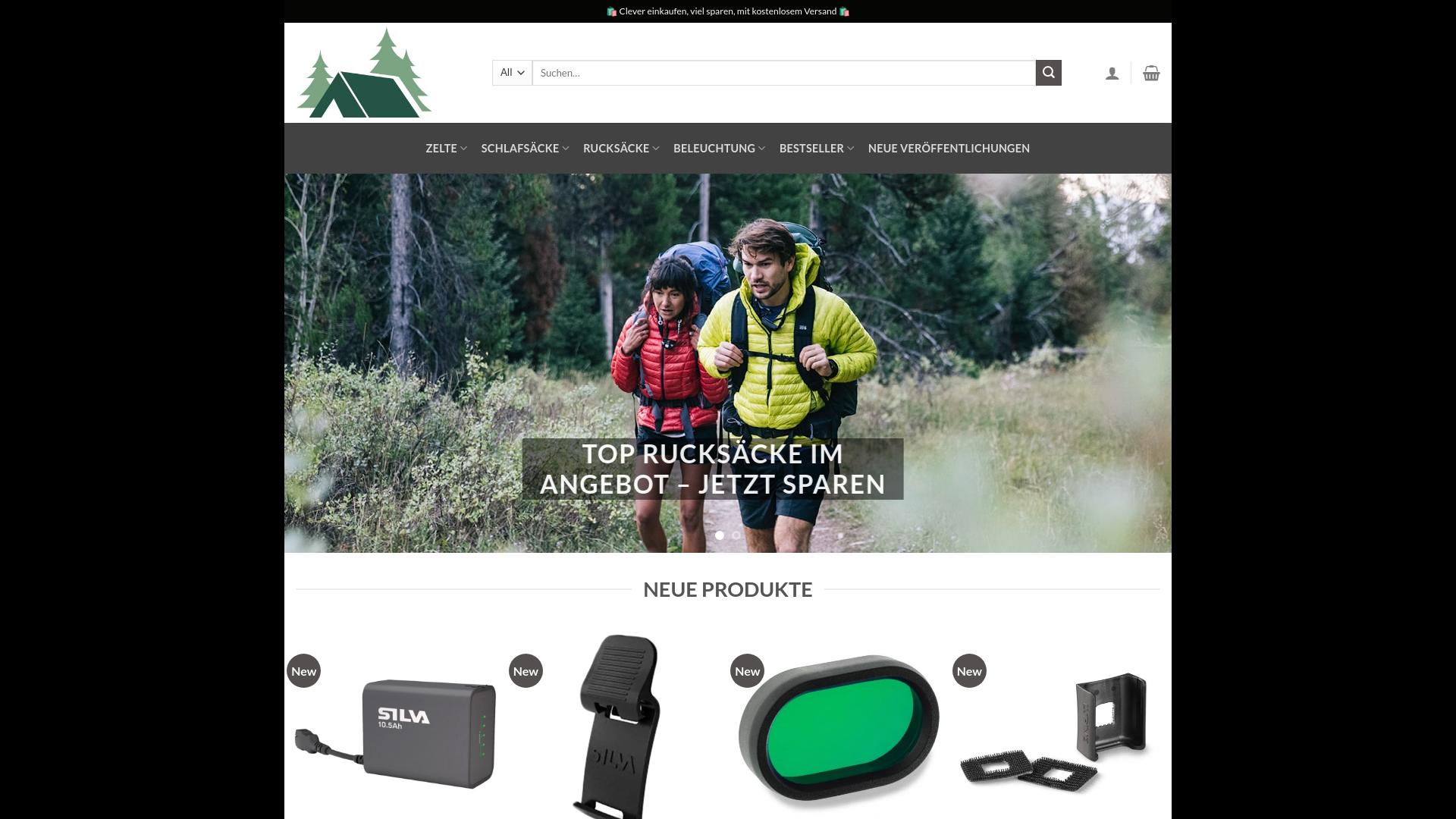 Screenshot camping-basar.com