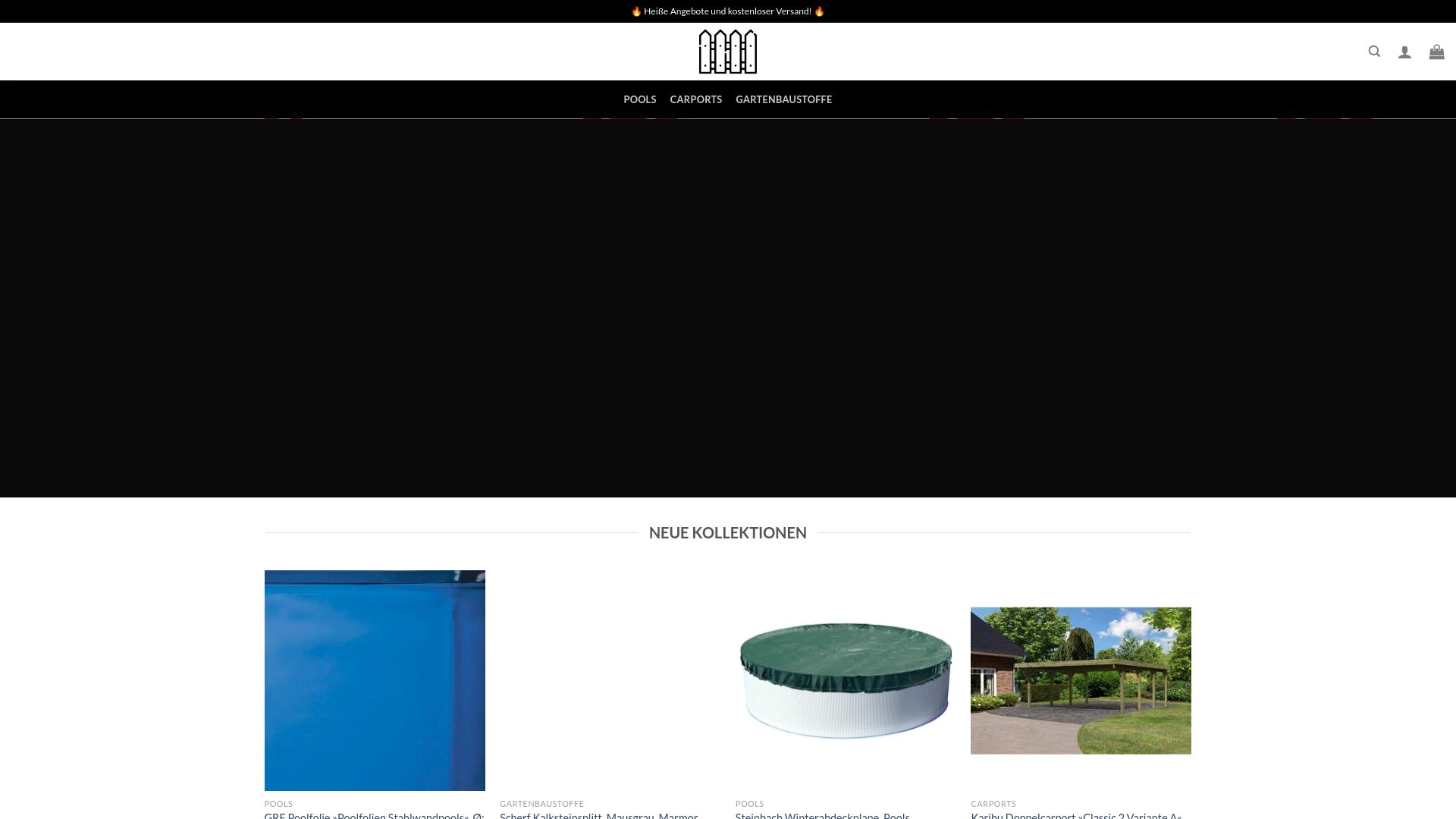 Screenshot carportsonshop.com