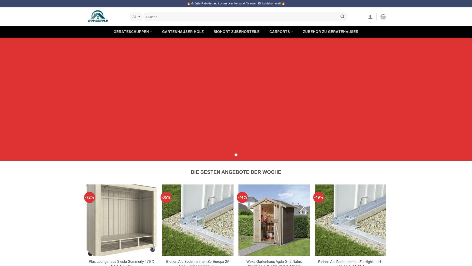 Screenshot carportssale.com