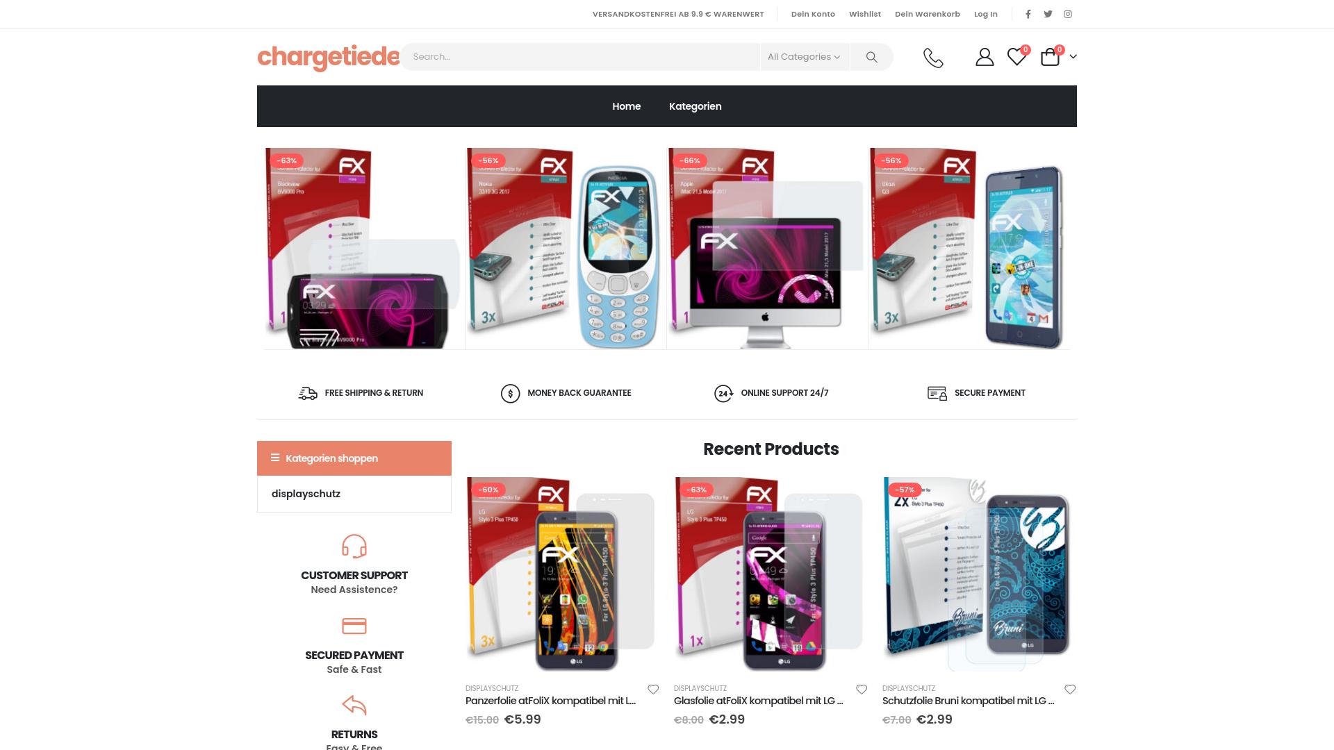 Screenshot chargetiede.shop