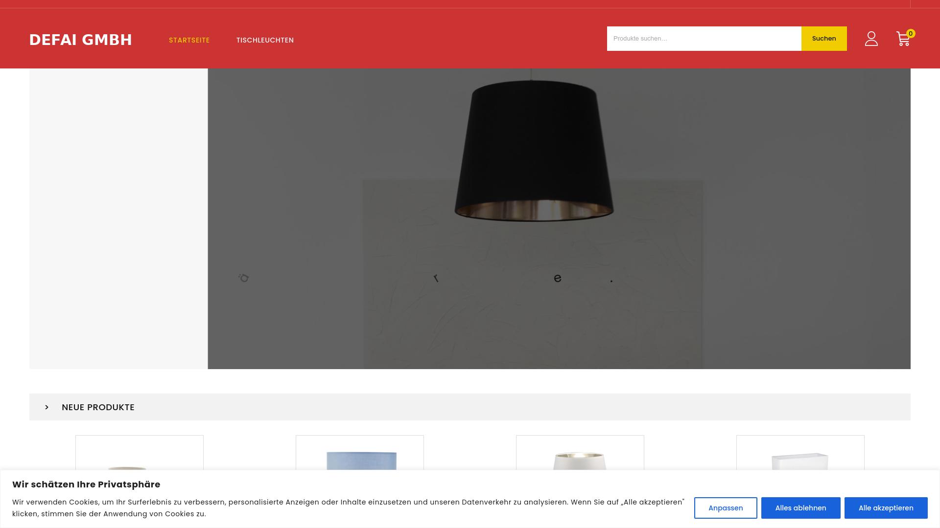 Screenshot defai-tech.de