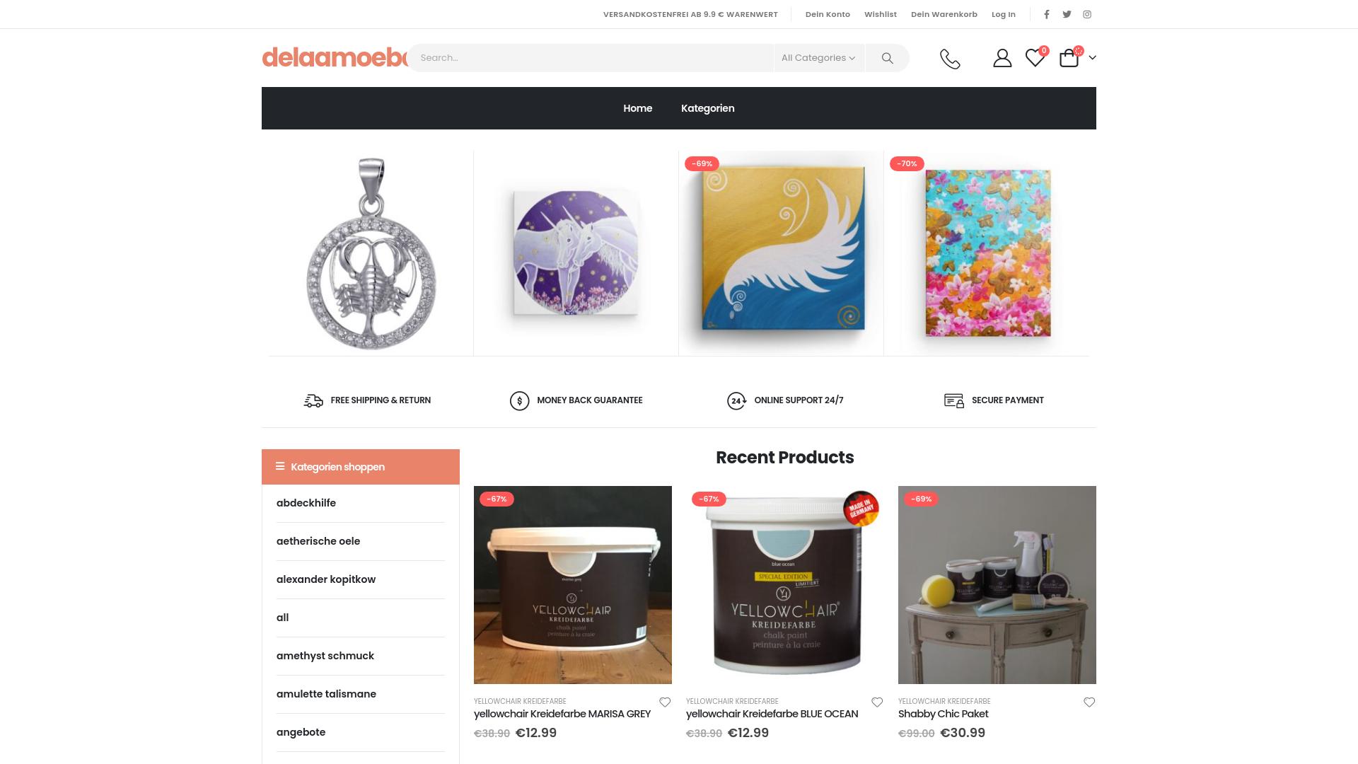 Screenshot delaamoebel.shop