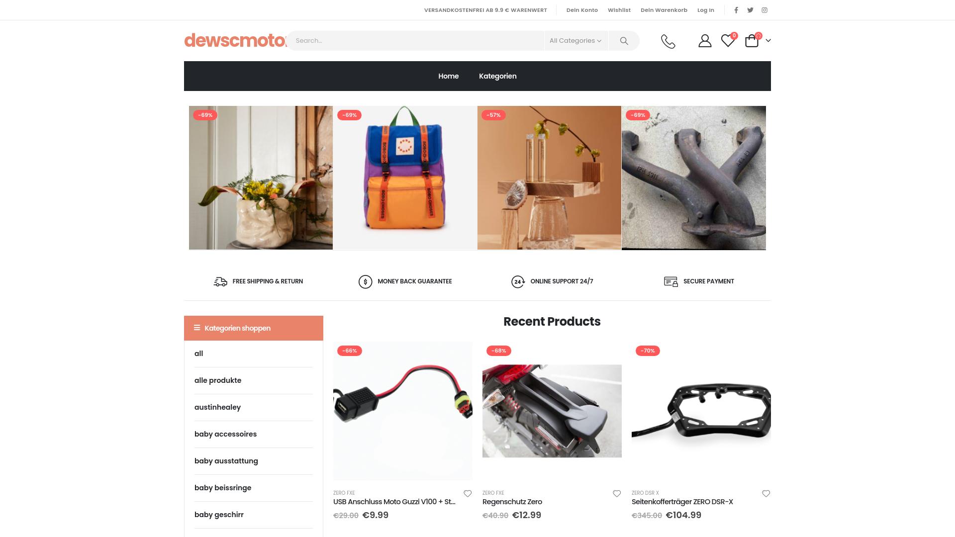 Screenshot dewscmotorrad.shop
