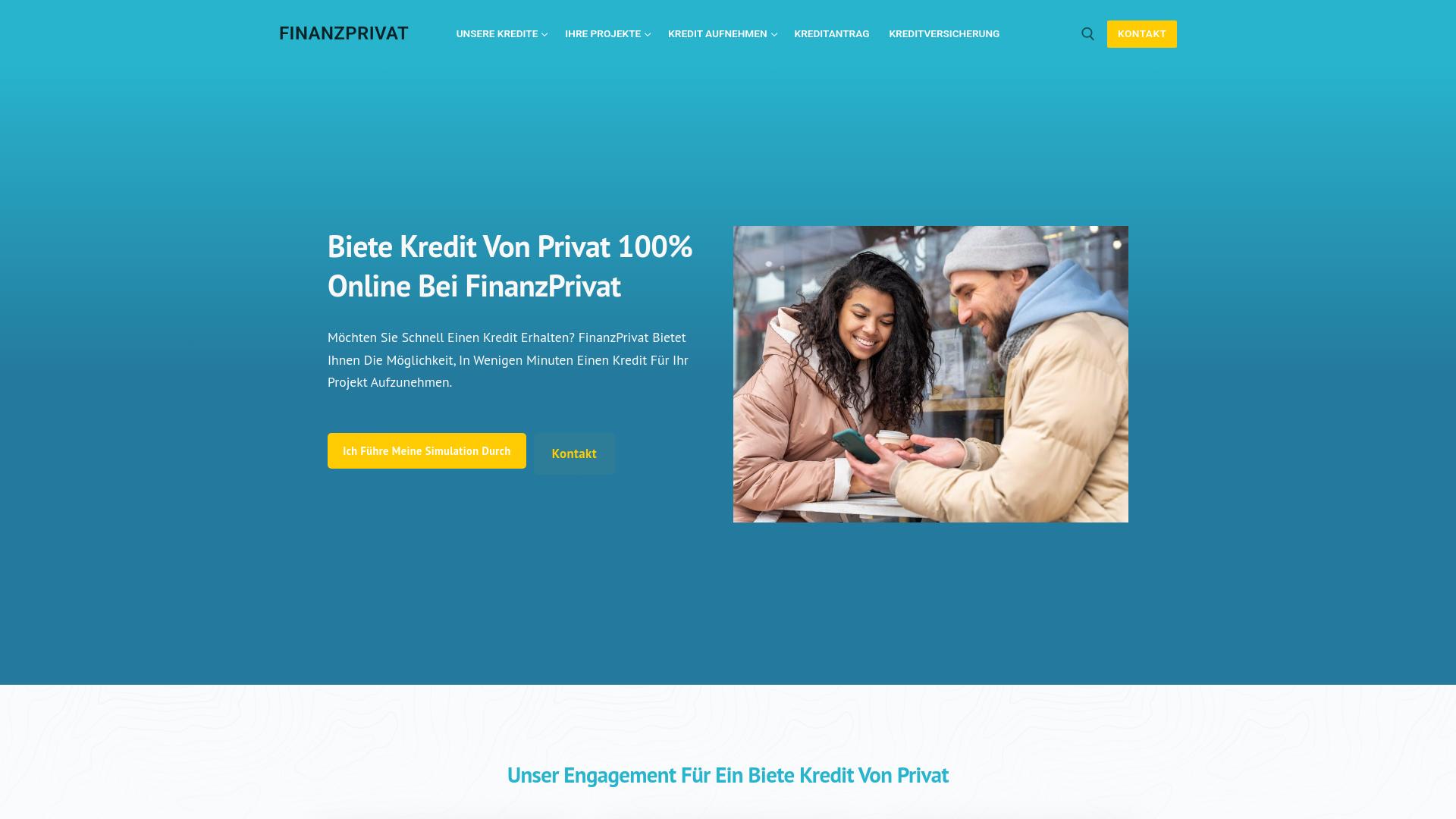 Screenshot finanz-privat.com