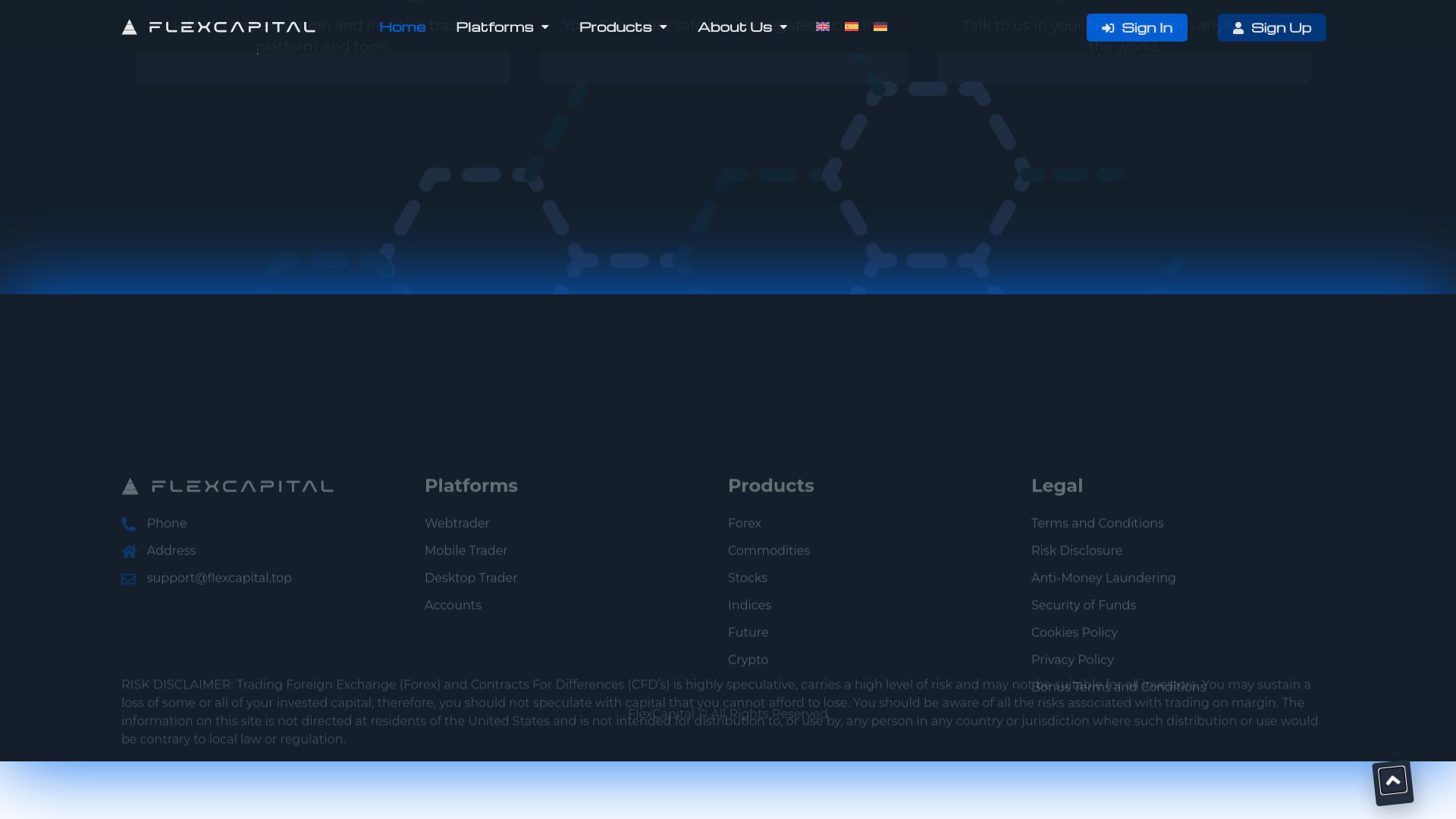 Screenshot flexcapital.top